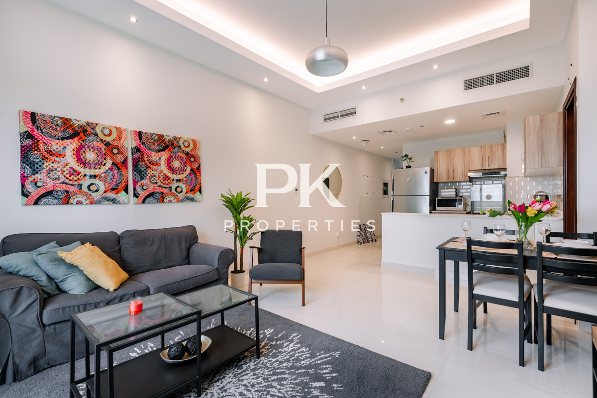 Ready to Move | Vacant | Fully Furnished | Balcony - Hera Tower, Dubai Sports City, Dubai