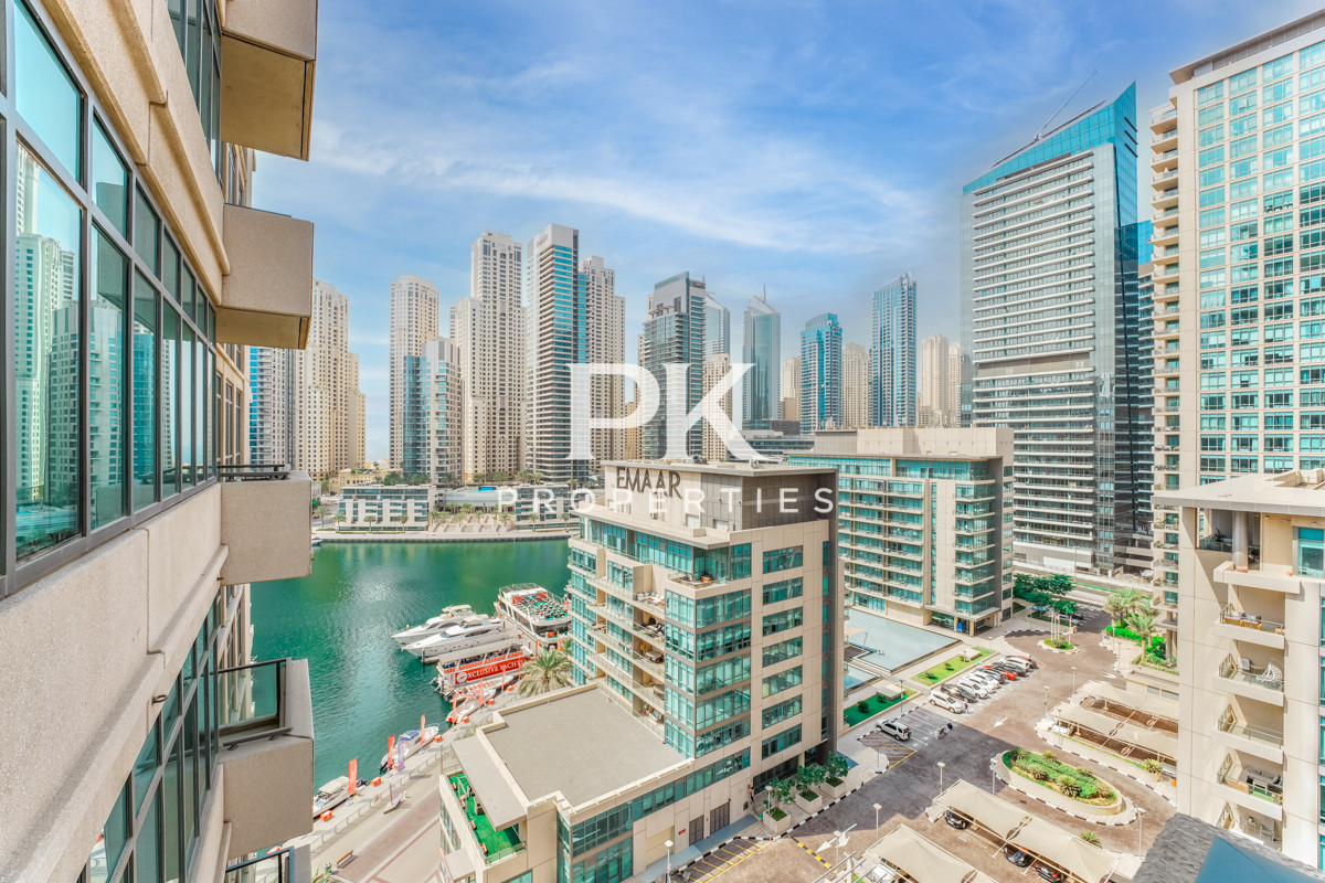 Fully Furnished | Well Maintained | Marina View - Al Majara 2, Al Majara, Dubai Marina, Dubai