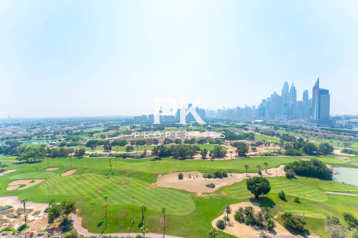 Vaacant | Furnished | Golf Course view - Golf Tower 3, Golf Towers, The Views, Dubai
